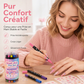 Ensemble de stylos de nail art double embout en 24 couleurs