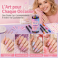 Ensemble de stylos de nail art double embout en 24 couleurs