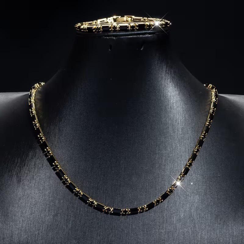 Ensemble de bijoux brillants pour hommes