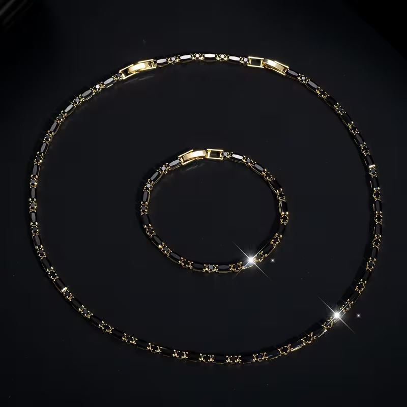 Ensemble de bijoux brillants pour hommes