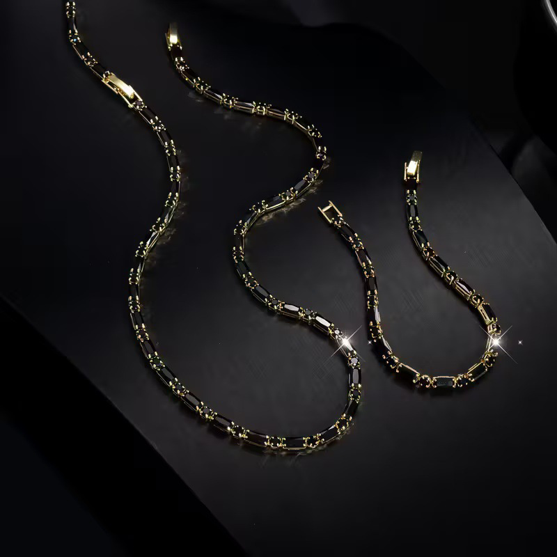 Ensemble de bijoux brillants pour hommes