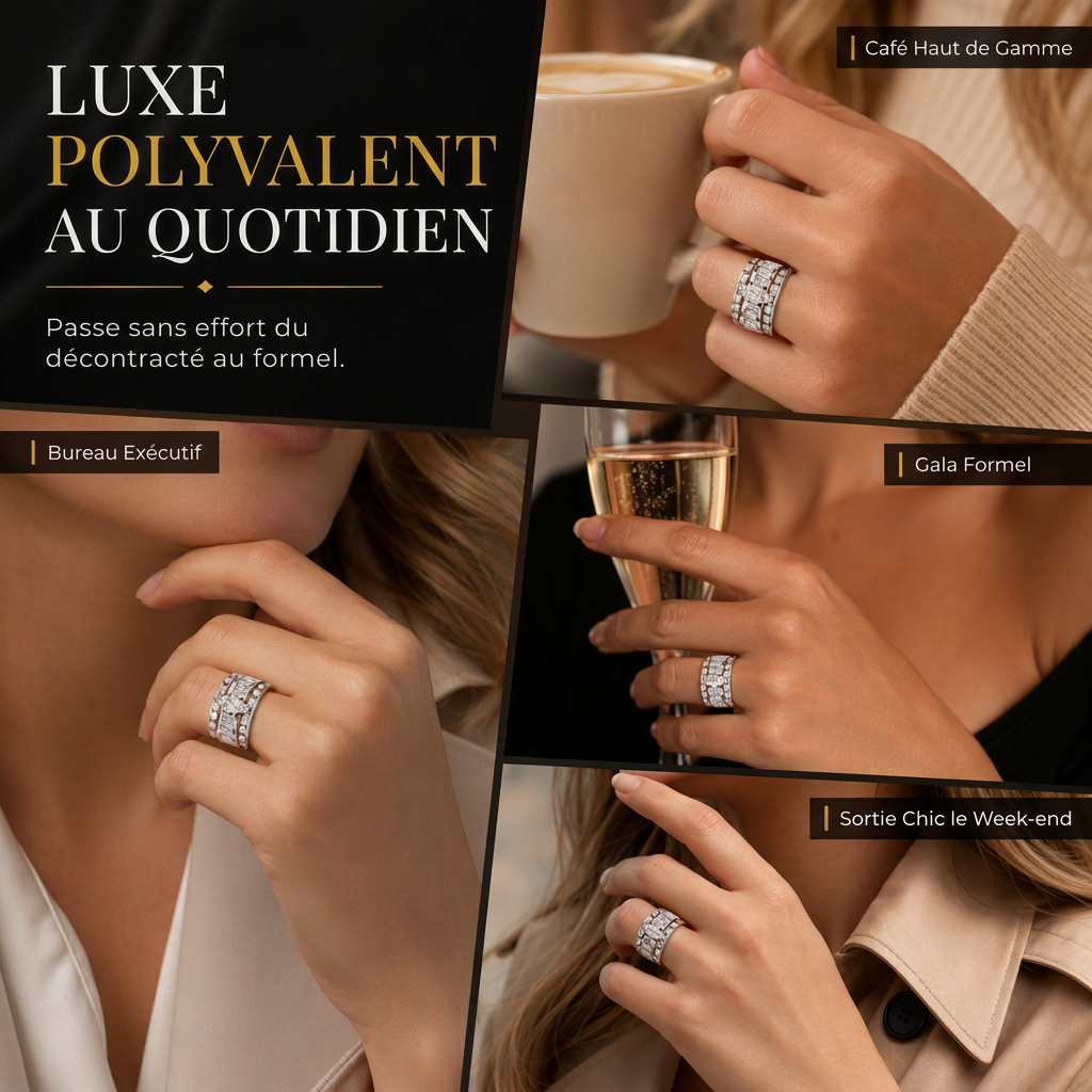 ⏳Offre spéciale à durée limitée⏰Bague de fiançailles plaquée avec oxyde de zirconium, bijou fantaisie taille marquise