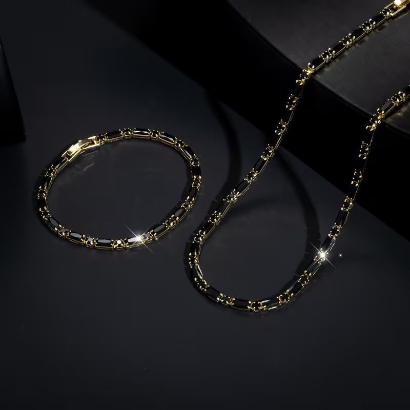 Ensemble de bijoux brillants pour hommes