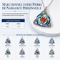 Collier pendentif avec pierre de naissance et nœud celtique pour femme
