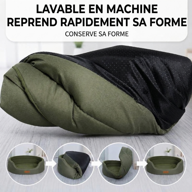 Coussin pour animaux réversible et confortable, adapté à toutes les saisons