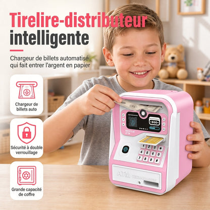 📢📢 -50% !! ⏰✨ Tiroir-caisse électronique pour enfants, tirelire intelligente jouet