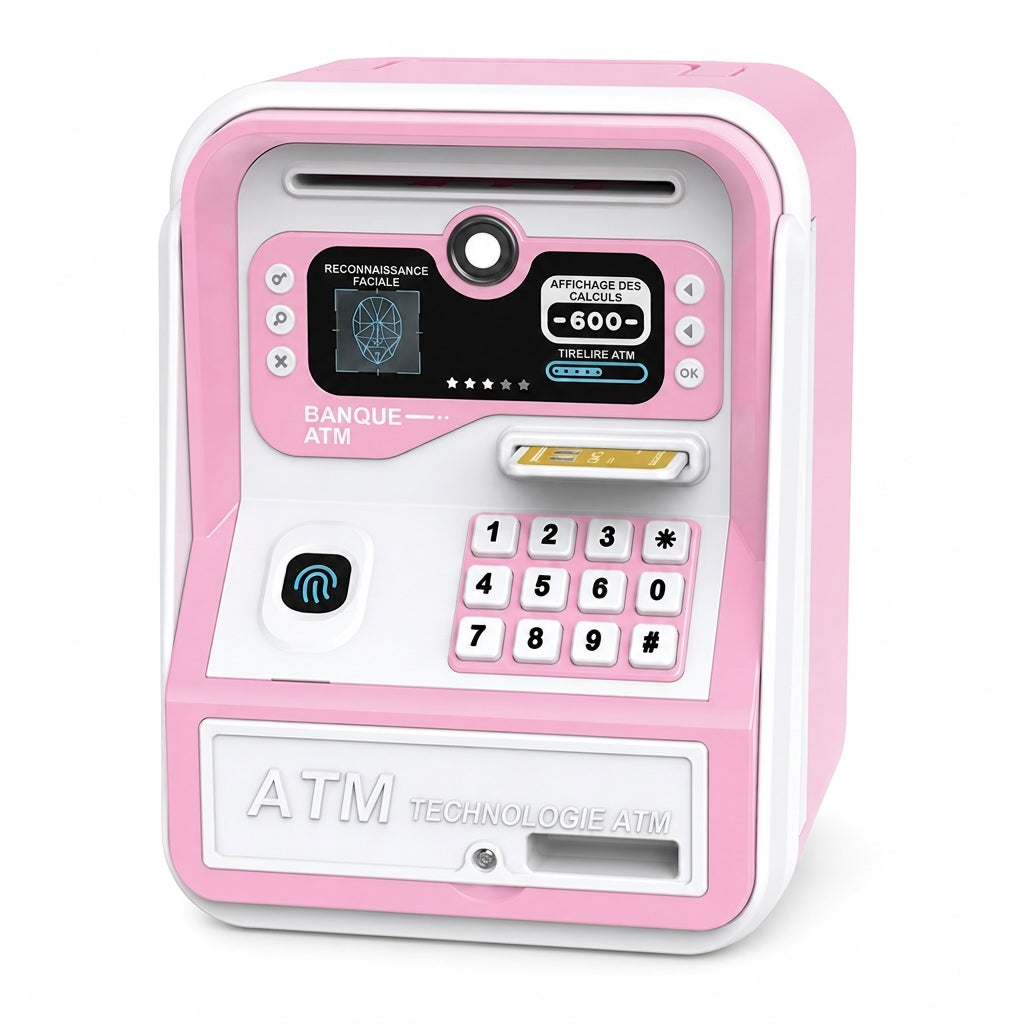 📢📢 -50% !! ⏰✨ Tiroir-caisse électronique pour enfants, tirelire intelligente jouet