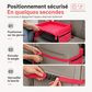 Plateau de voyage pour siège auto enfant, bureau d'activités avec planche à dessin sur les genoux et sac organisateur de rangement suspendu pour dossier de poussette