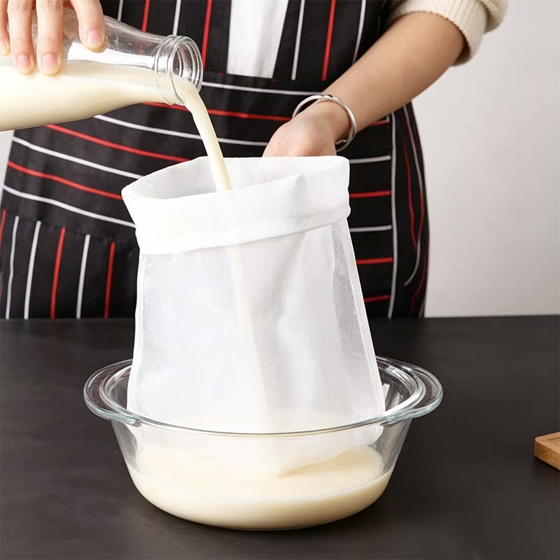 Sac filtre à aliments haute densité pour usage culinaire