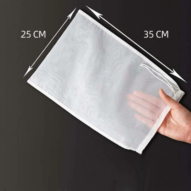 Sac filtre à aliments haute densité pour usage culinaire