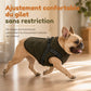 Manteau pour chien d'hiver chaud avec bandes réfléchissantes et harnais, adapté aux chiens de petite et moyenne taille