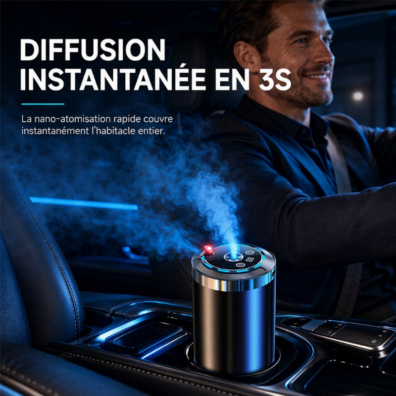Diffuseur d'aromathérapie intelligent pour voiture