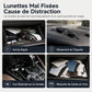 Support double clip pour lunettes de voiture, fixation pour lunettes et clip pour cartes et tickets