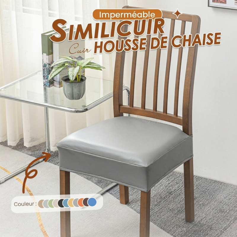 Housse de siège en cuir artificiel imperméable