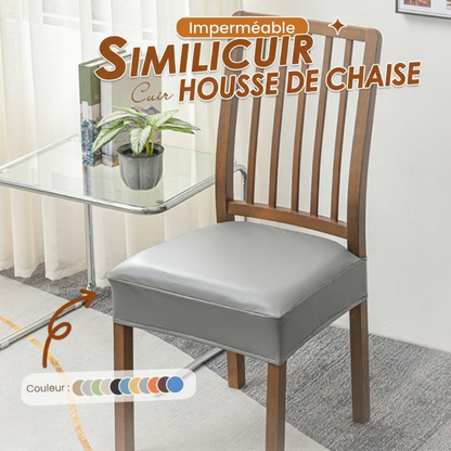 Housse de siège en cuir artificiel imperméable