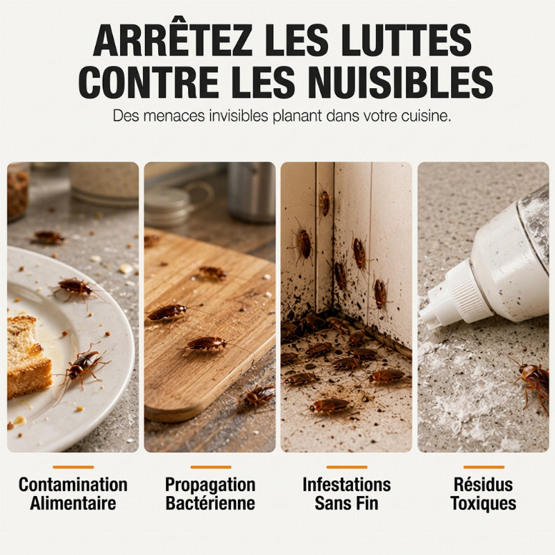 Piège à cafards professionnel non toxique en forme de maison
