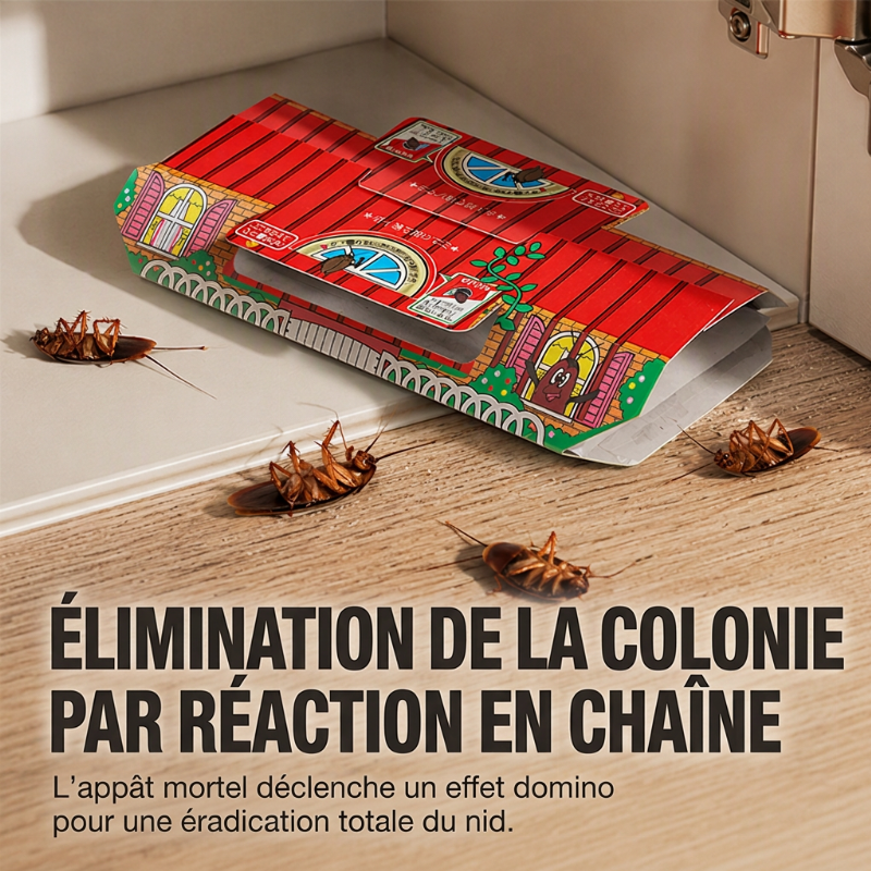 Piège à cafards professionnel non toxique en forme de maison