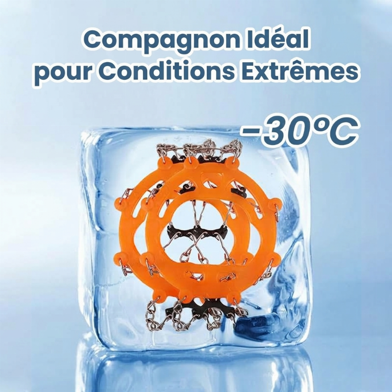 Crampons antidérapants pour chaussures et bottes de plein air