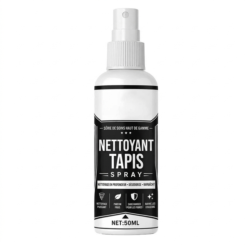 Spray nettoyant pour tapis à nettoyage en profondeur