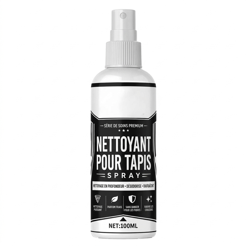 Spray nettoyant pour tapis à nettoyage en profondeur
