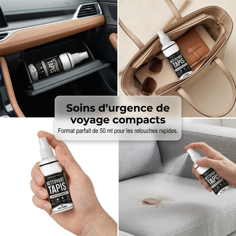 Spray nettoyant pour tapis à nettoyage en profondeur