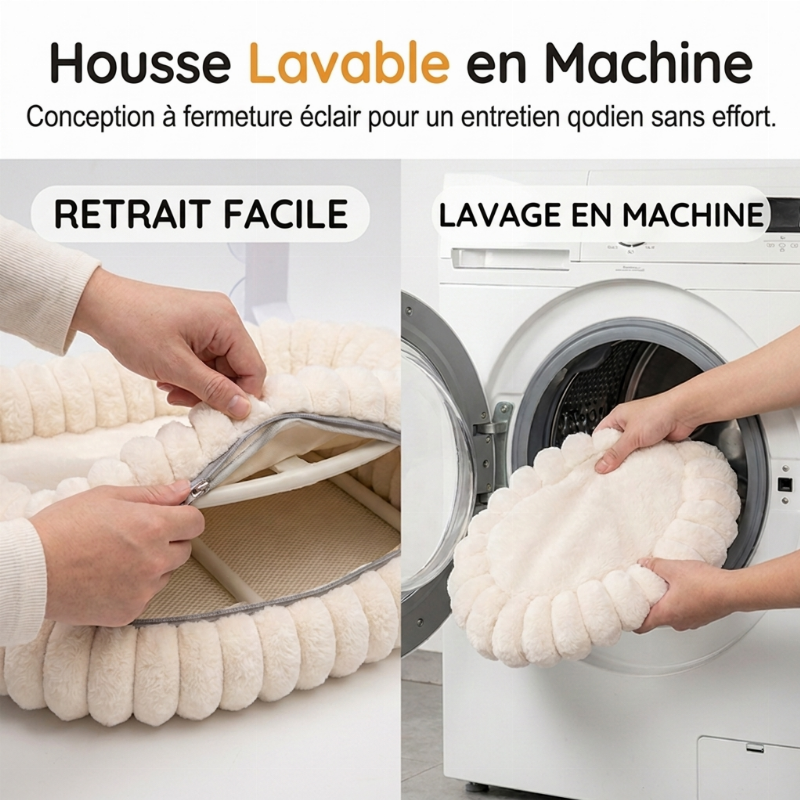Hamac de fenêtre pliable pour chat avec ventouses