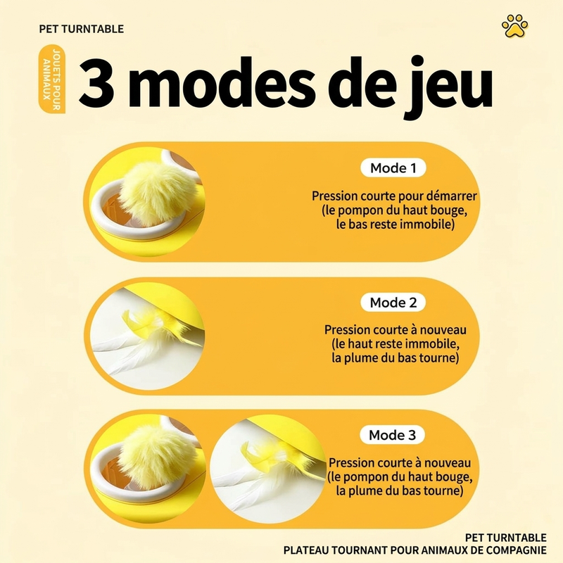 Jouet pour chat électrique interactif Whack-a-Mole