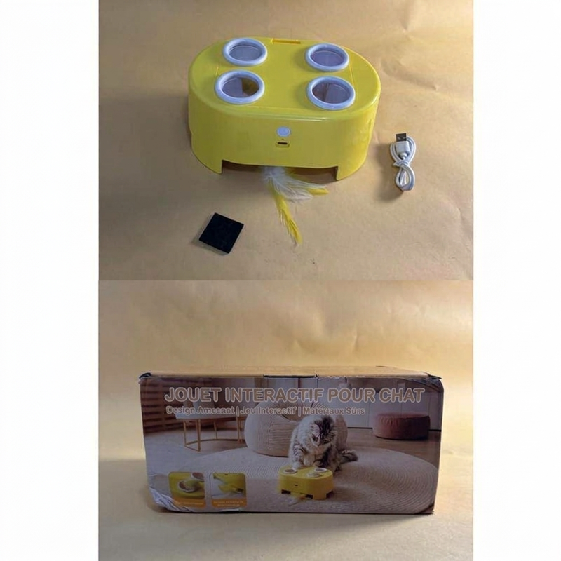 Jouet pour chat électrique interactif Whack-a-Mole