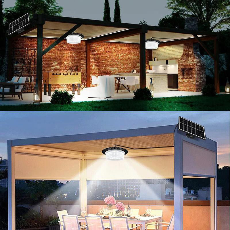 Ensemble de lampes solaires suspendues réglables et étanches