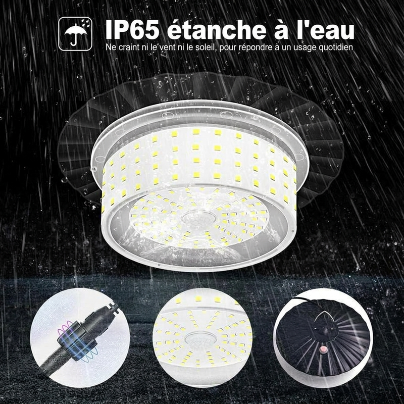 Ensemble de lampes solaires suspendues réglables et étanches