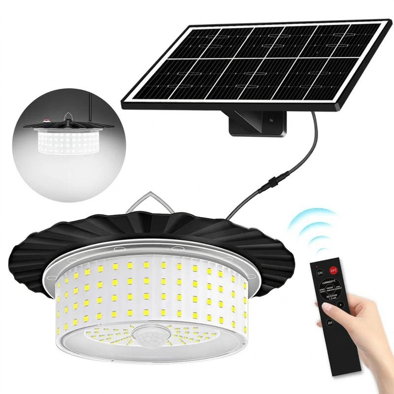 Ensemble de lampes solaires suspendues réglables et étanches