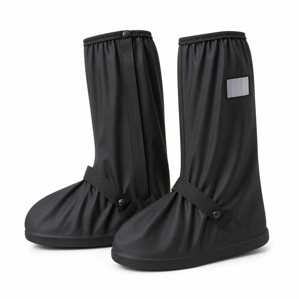 🌧️ OFFRE LIMITÉE : -50% ! 👢 Surchaussures de pluie montantes imperméables – PVC antidérapant, barrière anti-éclaboussures de 42 cm et sécurité nocturne réfléchissante 👟