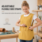 🧑🍳☕ PROMO FLASH : 50% DE RÉDUCTION ! Tablier-Gilet Ergonomique Imperméable & Anti-Graisse – Épaules Déchargeables, Poches Multiples & Sangles Réglables for un Confort Total Sans Pression sur le Cou ✨