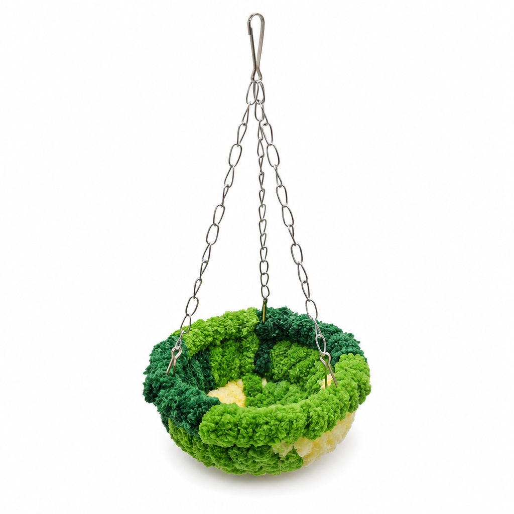 ⏰ Hamac d'hiver en coton forme nid d'oiseau – Offrez à votre perroquet, calopsitte ou perruche ondulée un espace douillet pour dormir et se balancer ✨