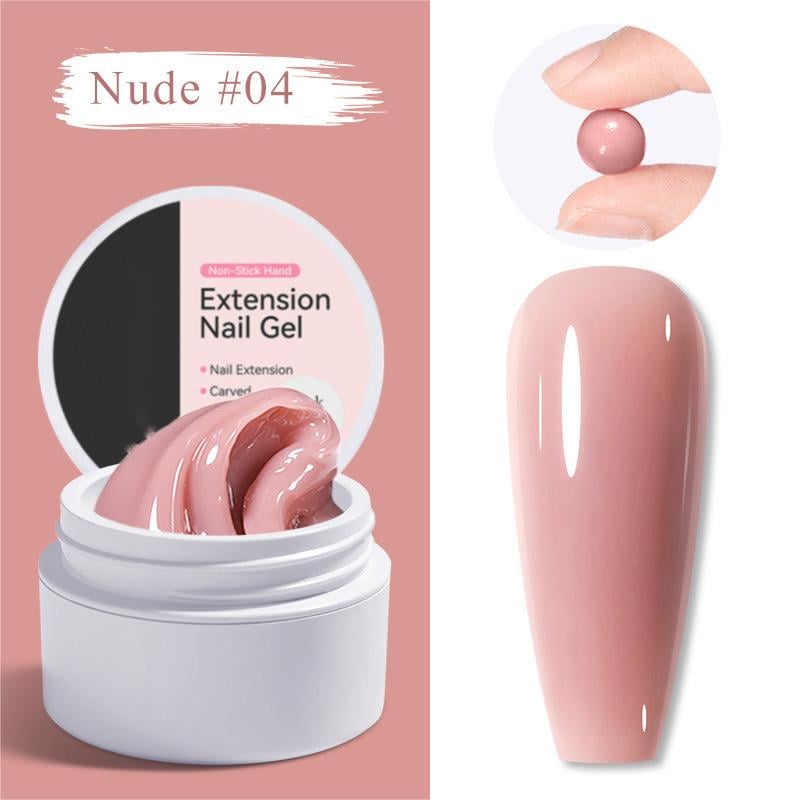 💅 Gel Solide pour Extension d'Ongles — Texture Non Collante, Longue Tenue 3+ Semaines & Sculpture Facile ✨
