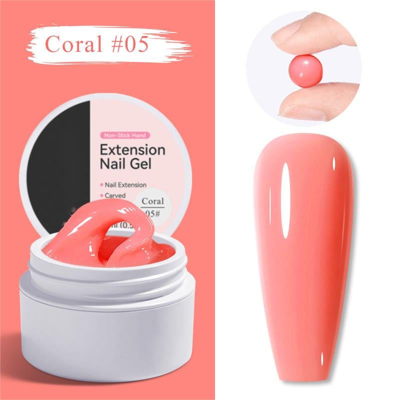 💅 Gel Solide pour Extension d'Ongles — Texture Non Collante, Longue Tenue 3+ Semaines & Sculpture Facile ✨
