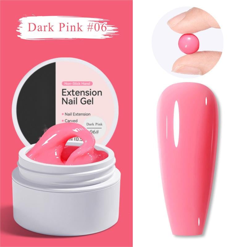 💅 Gel Solide pour Extension d'Ongles — Texture Non Collante, Longue Tenue 3+ Semaines & Sculpture Facile ✨