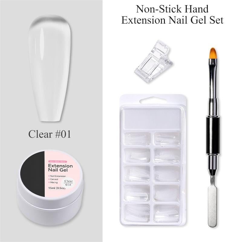 💅 Gel Solide pour Extension d'Ongles — Texture Non Collante, Longue Tenue 3+ Semaines & Sculpture Facile ✨