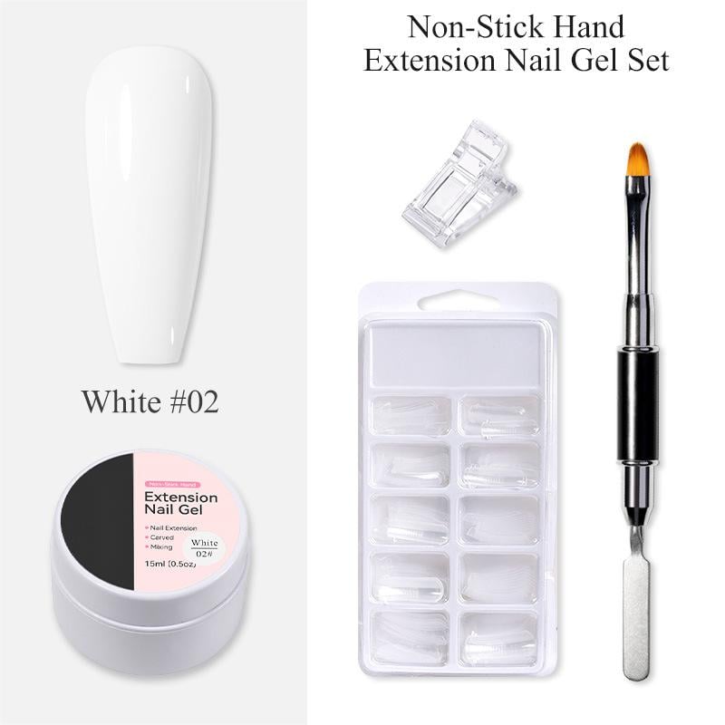 💅 Gel Solide pour Extension d'Ongles — Texture Non Collante, Longue Tenue 3+ Semaines & Sculpture Facile ✨