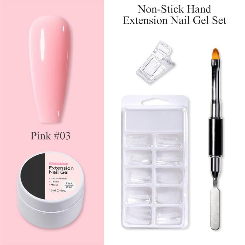 💅 Gel Solide pour Extension d'Ongles — Texture Non Collante, Longue Tenue 3+ Semaines & Sculpture Facile ✨