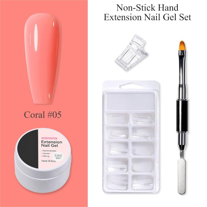 💅 Gel Solide pour Extension d'Ongles — Texture Non Collante, Longue Tenue 3+ Semaines & Sculpture Facile ✨