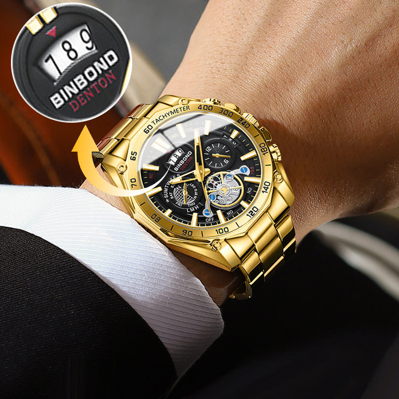 ⌚ PROMO FLASH : 50% DE RÉDUCTION ! Montre Homme en Acier Inoxydable – Mouvement Quartz de Haute Précision, Étanchéité 30M & Aiguilles Luminescentes for un Style Élégant du Bureau aux Sorties Décontractées ✨