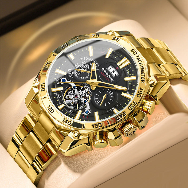 ⌚ PROMO FLASH : 50% DE RÉDUCTION ! Montre Homme en Acier Inoxydable – Mouvement Quartz de Haute Précision, Étanchéité 30M & Aiguilles Luminescentes for un Style Élégant du Bureau aux Sorties Décontractées ✨
