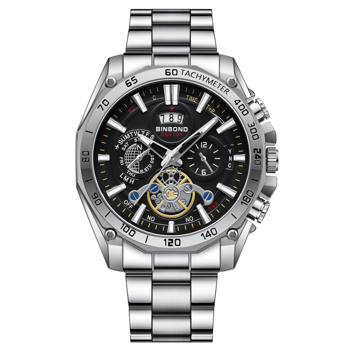 ⌚ PROMO FLASH : 50% DE RÉDUCTION ! Montre Homme en Acier Inoxydable – Mouvement Quartz de Haute Précision, Étanchéité 30M & Aiguilles Luminescentes for un Style Élégant du Bureau aux Sorties Décontractées ✨