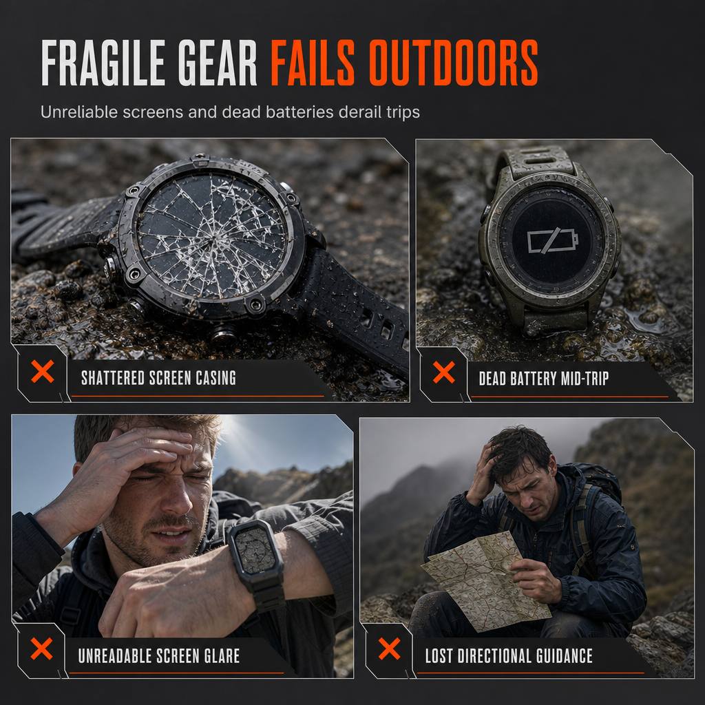 ⏳Offre limitée -50%⏰ Montre connectée robuste avec appels Bluetooth et suivi santé⌚⛰️