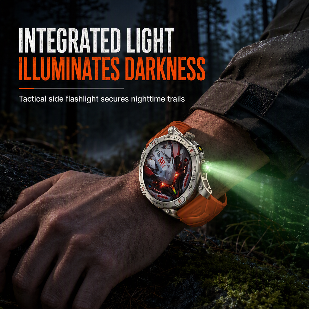 ⏳Offre limitée -50%⏰ Montre connectée robuste avec appels Bluetooth et suivi santé⌚⛰️