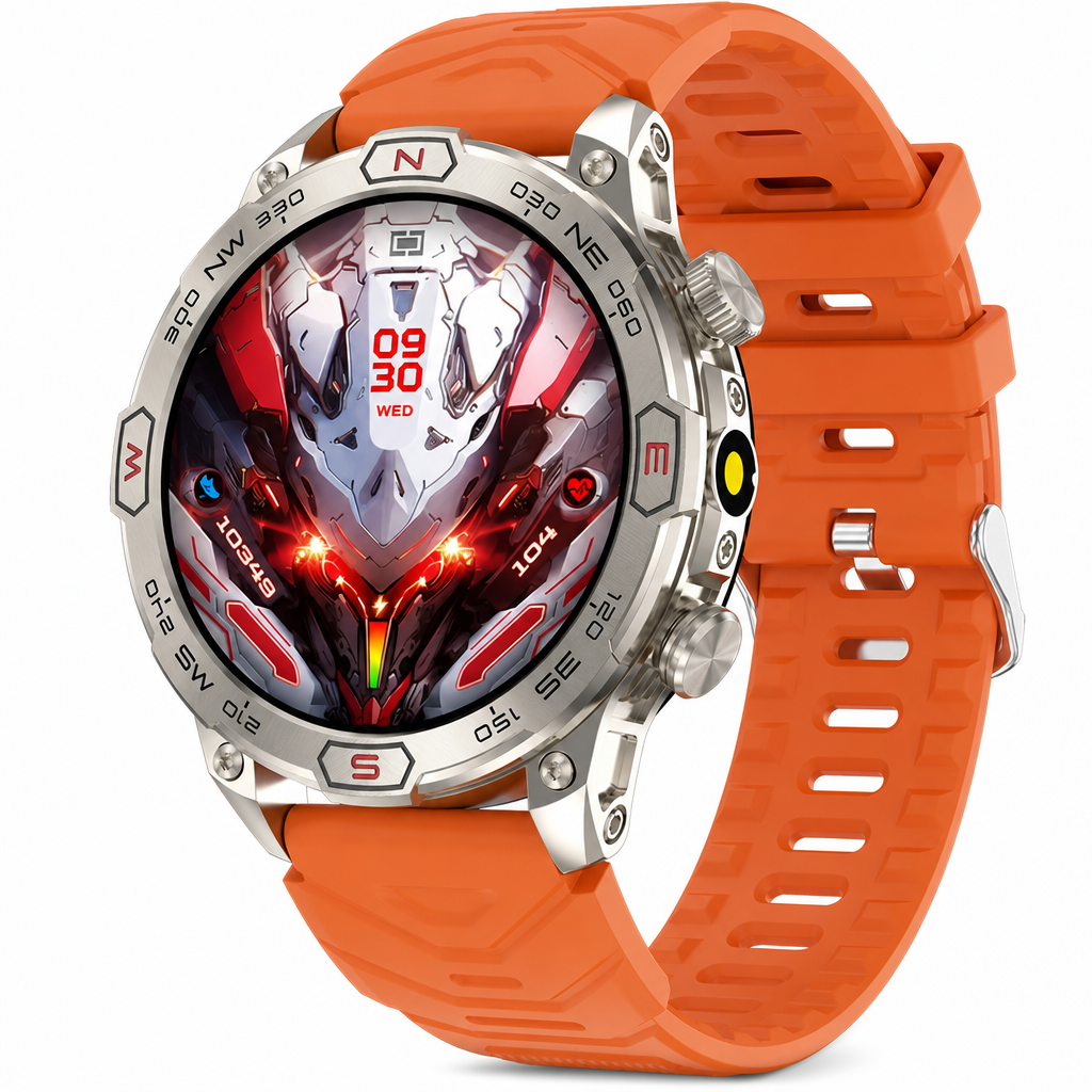 ⏳Offre limitée -50%⏰ Montre connectée robuste avec appels Bluetooth et suivi santé⌚⛰️