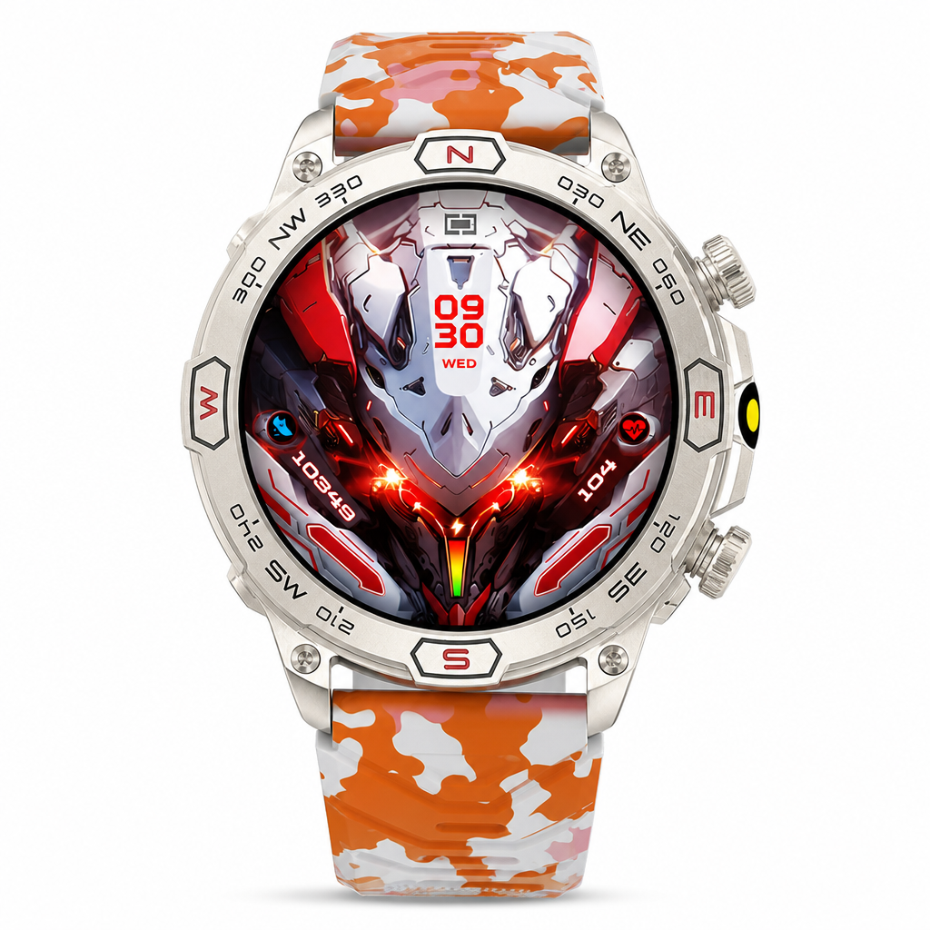 ⏳Offre limitée -50%⏰ Montre connectée robuste avec appels Bluetooth et suivi santé⌚⛰️