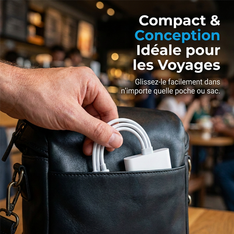 Lecteur de cartes mémoire multi-port 5-en-1