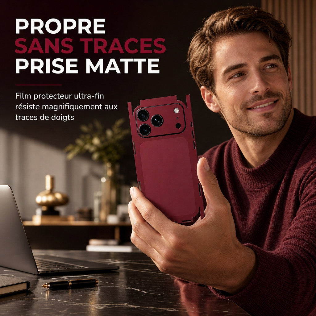 ⚡50% DE RÉDUCTION !! ⏰Autocollant de protection intégrale pour l'arrière du téléphone, anti-rayures